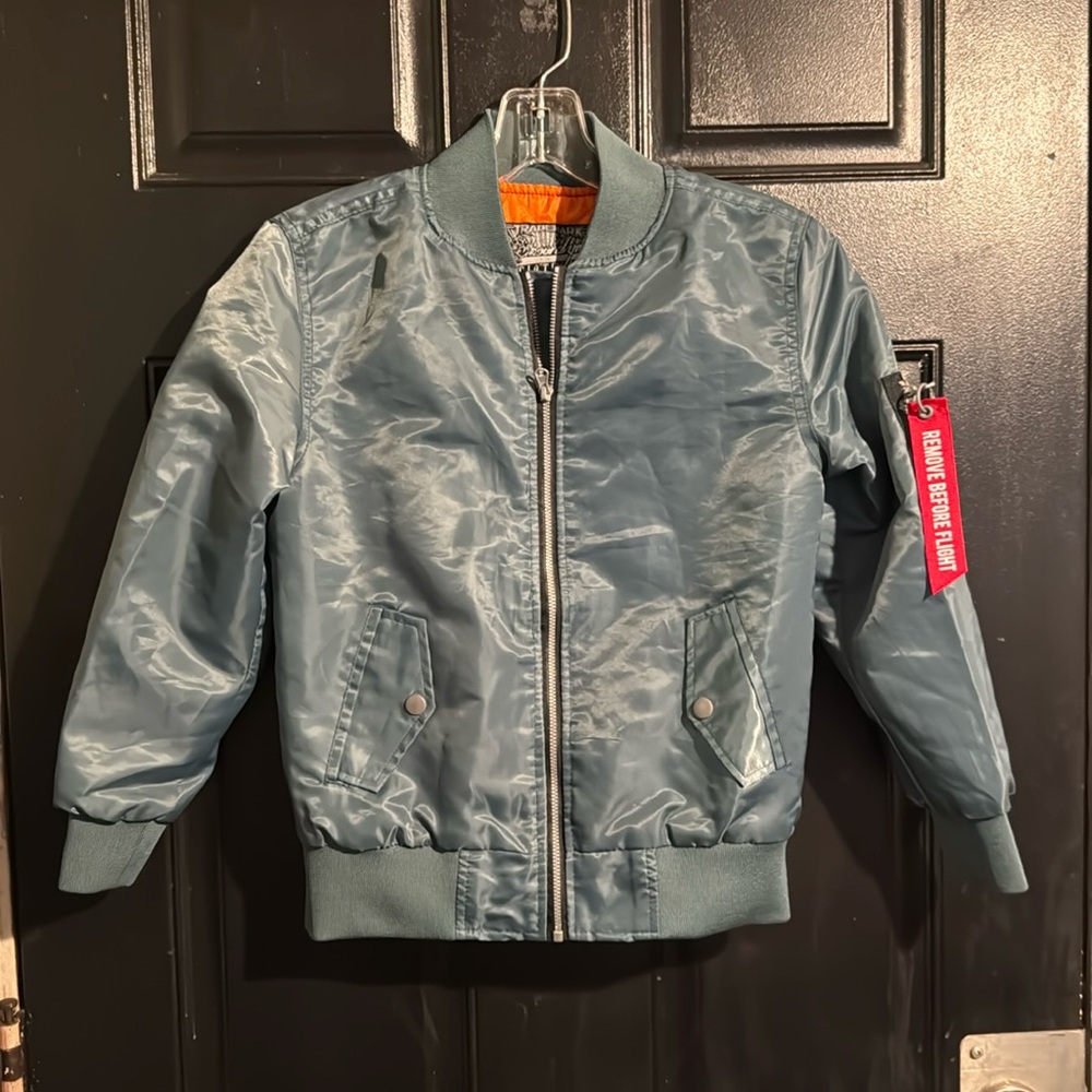 Kid’s Vintage Flight Mint Green Jacket